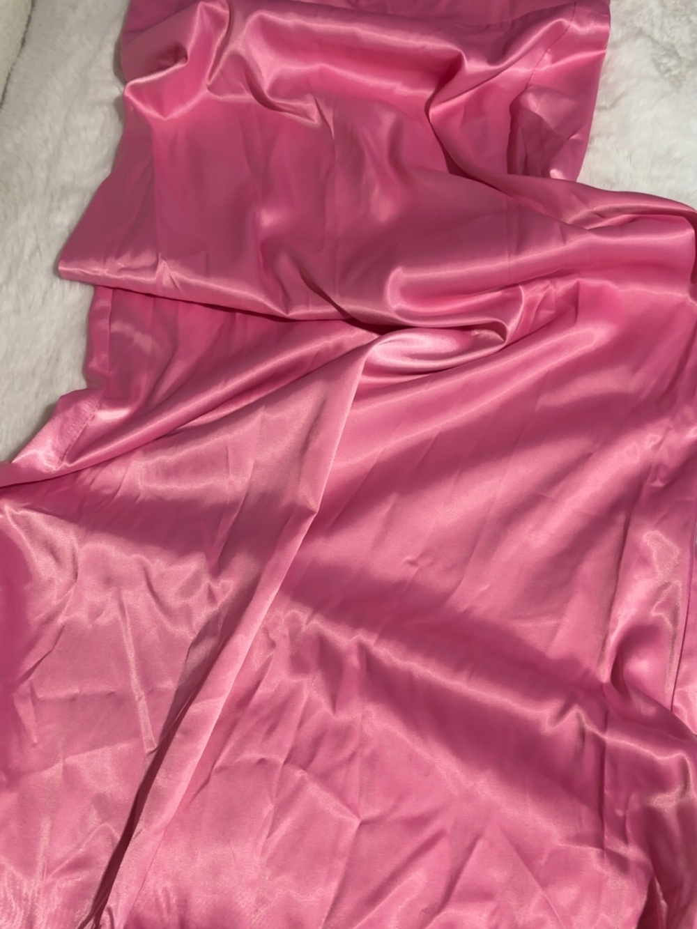 Love Pink Satin Slip Top
